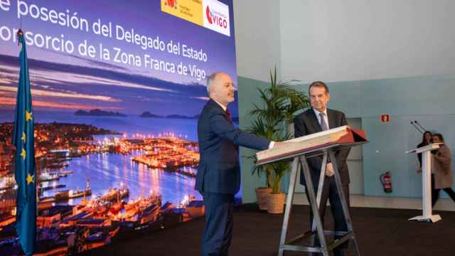 David Regades toma posesión como nuevo delegado del Estado de la Zona Franca de Vigo.