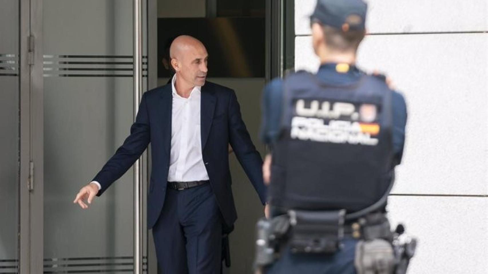 El expresidente de la RFEF Luis Rubiales acude a declarar a la Audiencia Nacional en 2023