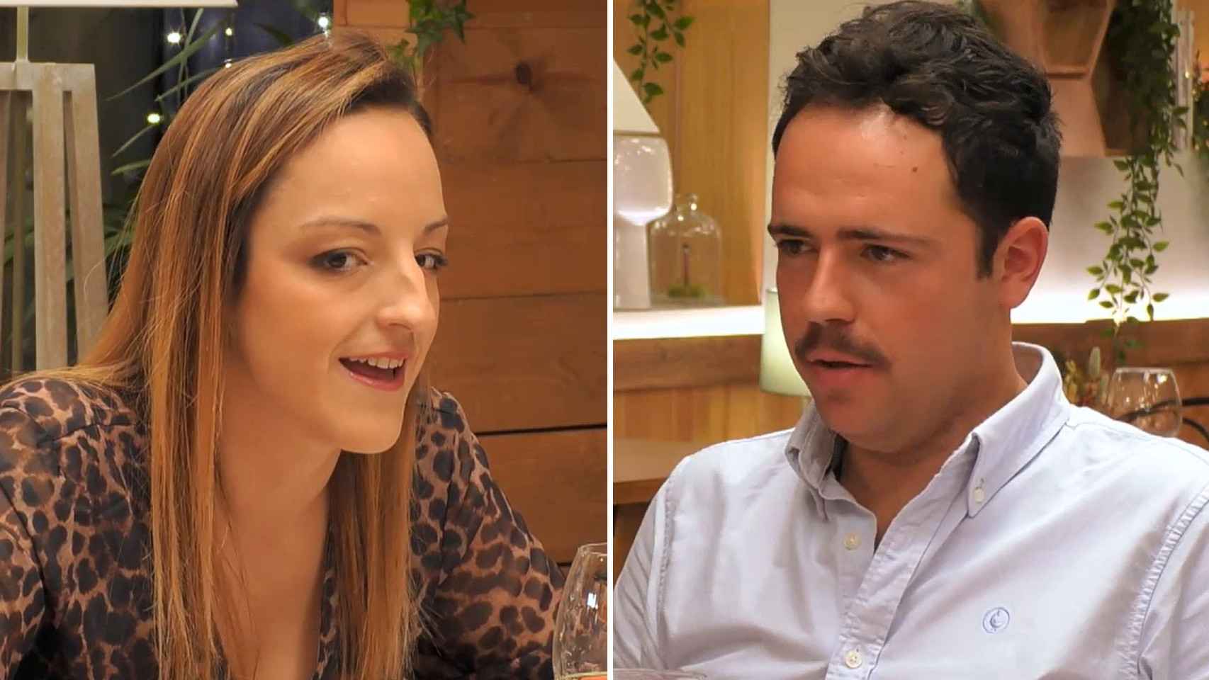 Una militante de Vox acude a 'First Dates' en busca de un macho ibérico español: Mi Santi me gusta mucho