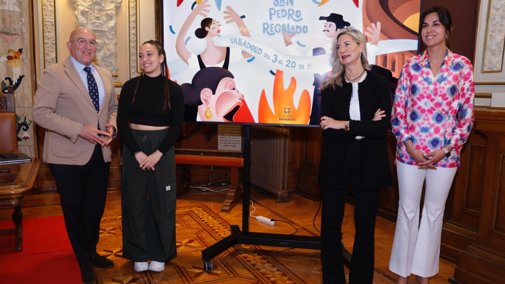 Presentación de la programación de San Pedro Regalado por parte de Jesús Julio Carnero, Irene Carvajal y Blanca Jiménez.