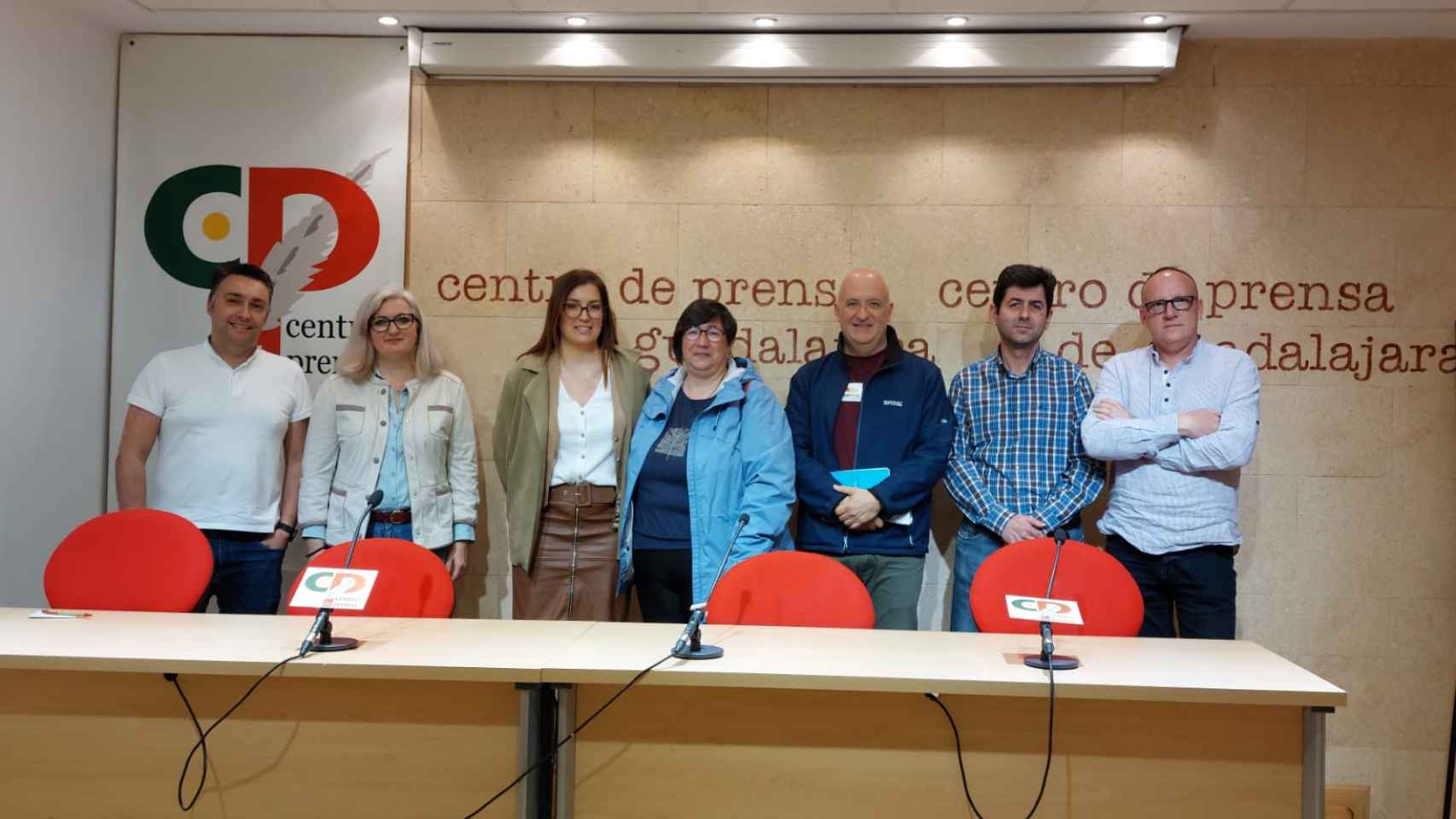 Representantes de la comunidad educativa. Foto: STE Castilla-La Mancha.