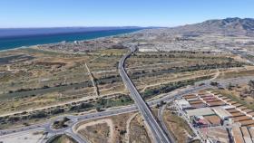 Vista de la MA-20 de Málaga donde se va a construir un tercer carril.