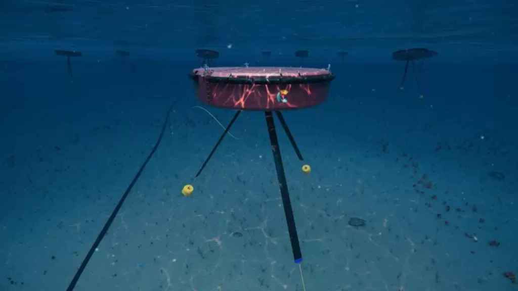 Las unidades de CETO6 operan sumergidas bajo el mar