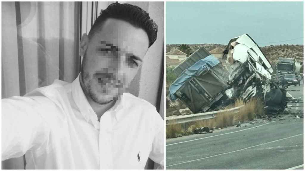 Juan Bernal, conocido por sus allegados como Alejandro, es uno de los camioneros que ha fallecido este viernes en una colisión frontal en la RM-411 de la Región de Murcia.