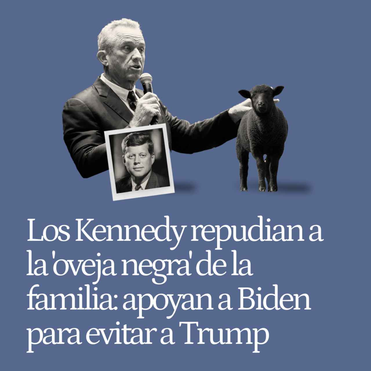 Los Kennedy repudian a la 'oveja negra' de la familia: apoyan a Biden para evitar la reelección de Trump