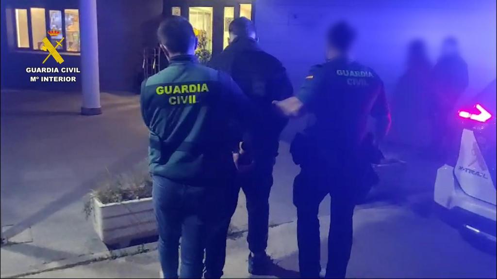 Detención de tres ladrones en Guadalajara. Foto: Guardia Civil.
