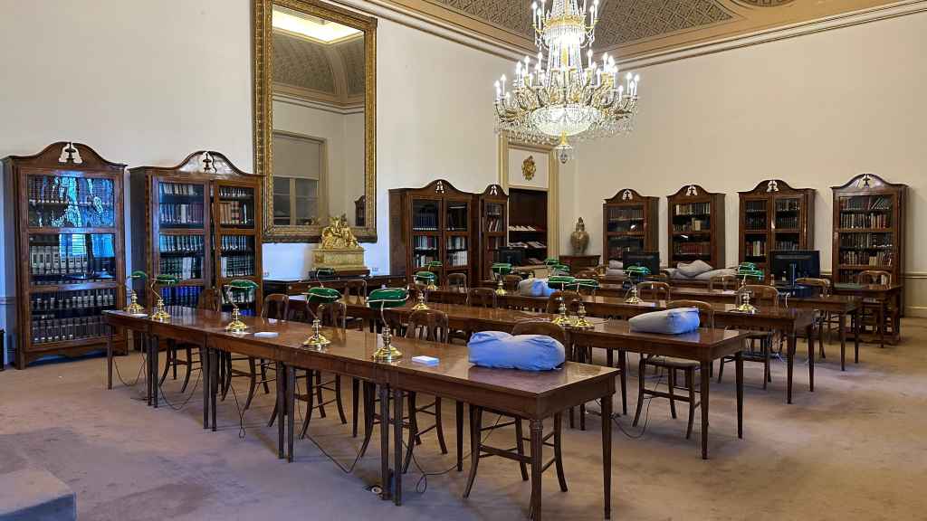 Sala de consulta de la Real Biblioteca. Foto: F. D. Q.