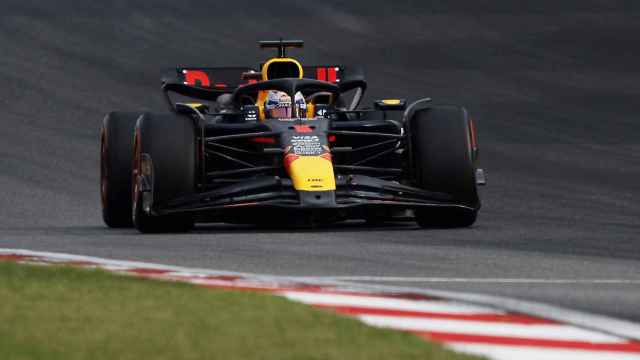 Verstappen, durante la clasificación del GP de China 2024
