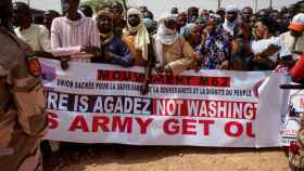 Manifestación en Agadez contra la presencia militar estadounidense