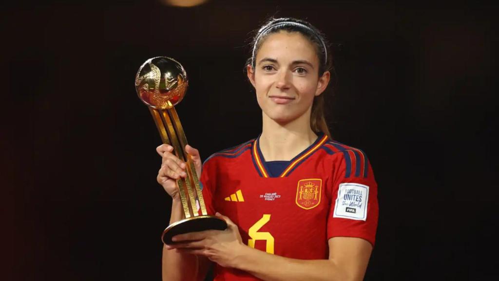 Aitana Bonmatí, balón de oro del Mundial femenino 2023.