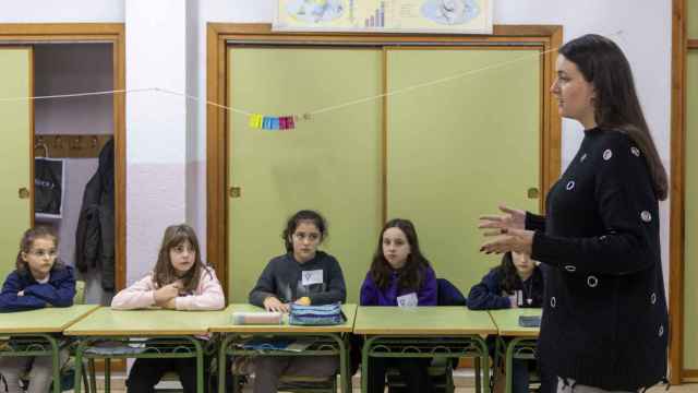 Imagen de un aula en Castilla y León