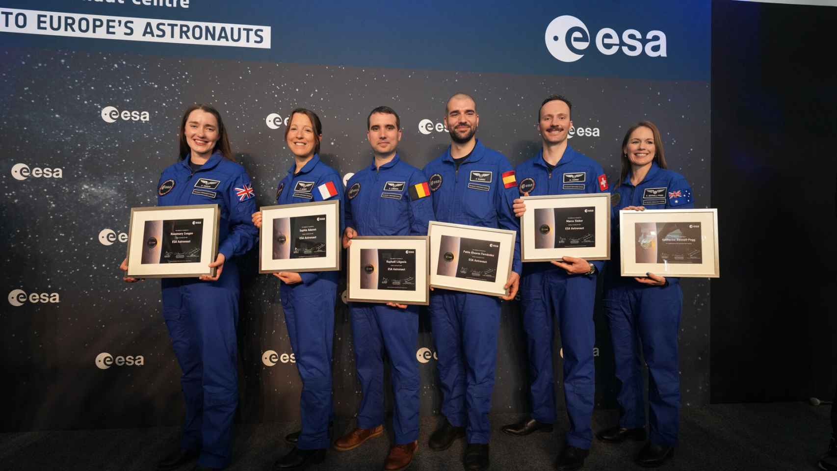 La promoción de astronautas de la ESA 2022