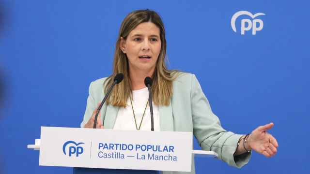 Carolina Agudo, secretaria general y portavoz parlamentaria del PP de Castilla-La Mancha.