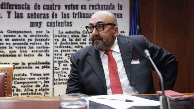El exasesor de José Luis Ábalos, Koldo García Izaguirre, este lunes en el Senado.