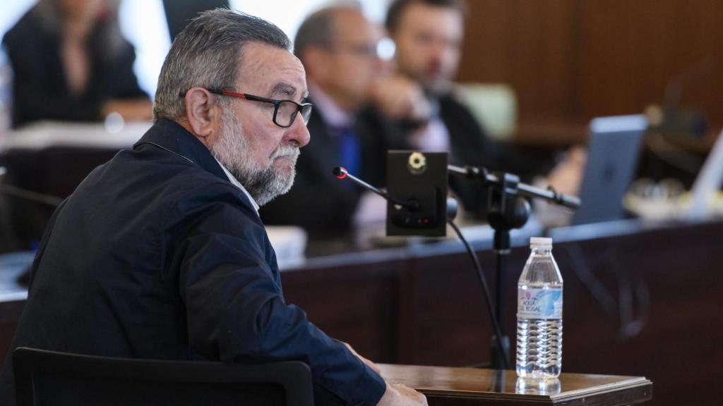 El exsecretario general de UGT-A, Francisco Fernández Sevilla, declarando hoy lunes.