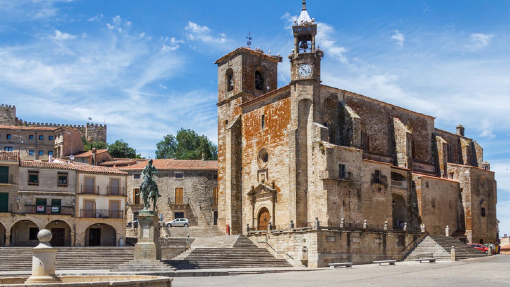 Plaza Mayor de Trujillo, Cáceres, Extremadura.