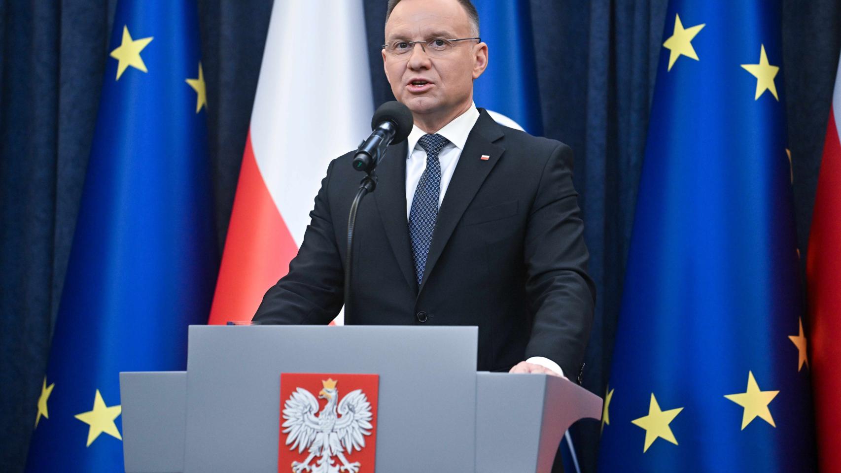 El presidente de Polonia, Andrzej Duda, en una imagen de archivo el pasado mes de enero.