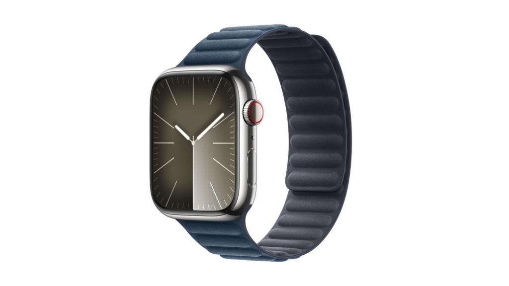 Apple Watch con correa de trenzado fino y eslabones