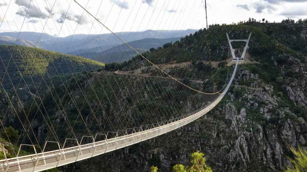 Puente colgante de Arouca, en Portugal.