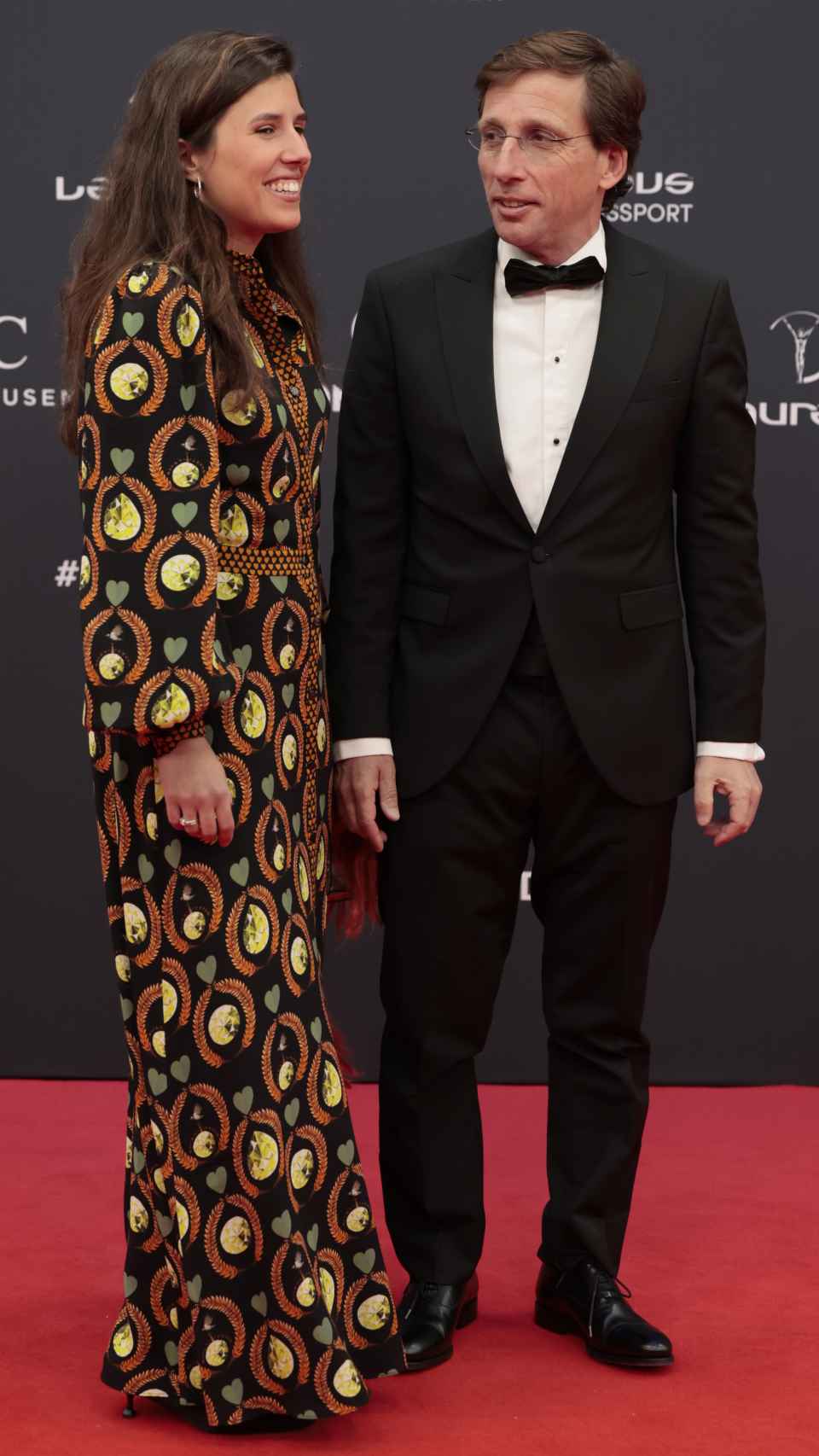 José Luis Martínez-Almeida y Teresa, en la alfombra roja de los premios Laureus.