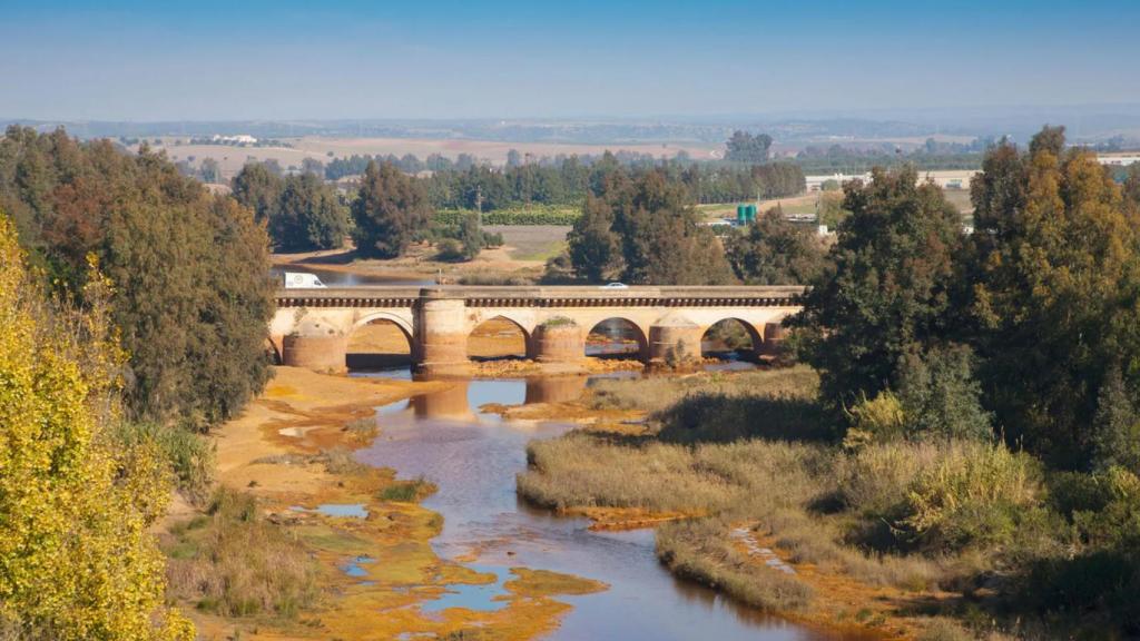 Puente romano sobre el río Tinto, Niebla, Huelva.