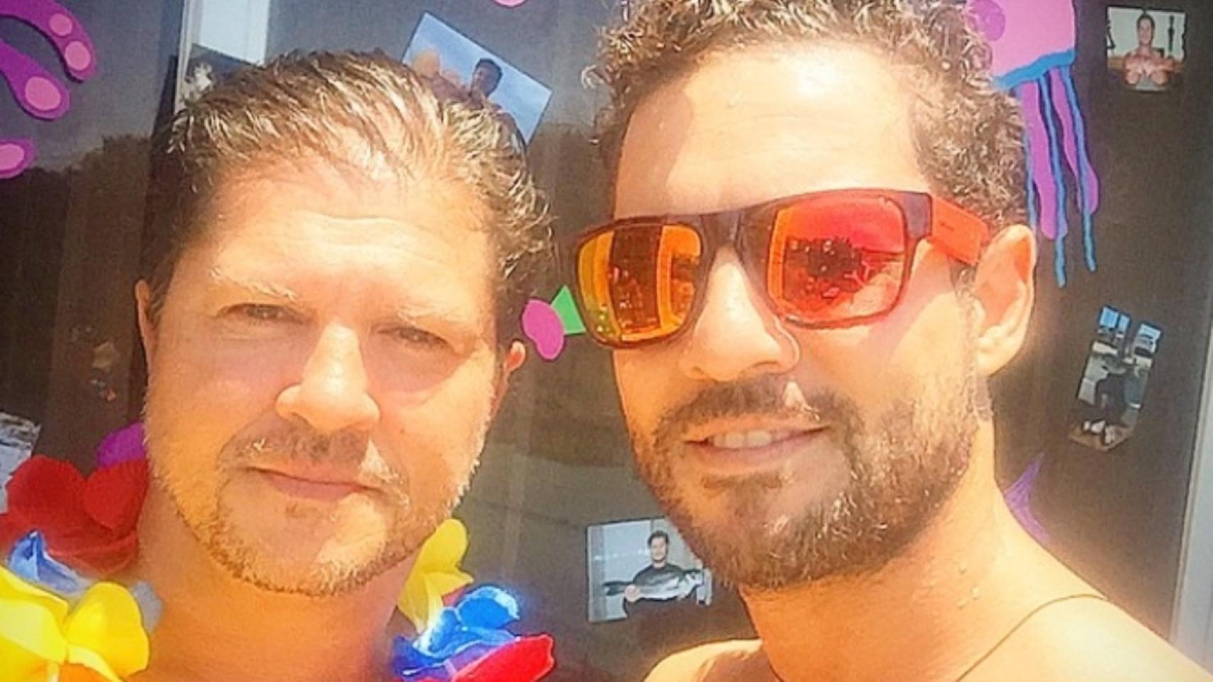 José María y David Bisbal, en una imagen compartida en redes sociales.