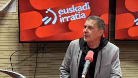 El coordinador general de EH Bildu, Arnaldo Otegi, este martes en una entrevista en Euskadi Irratia.