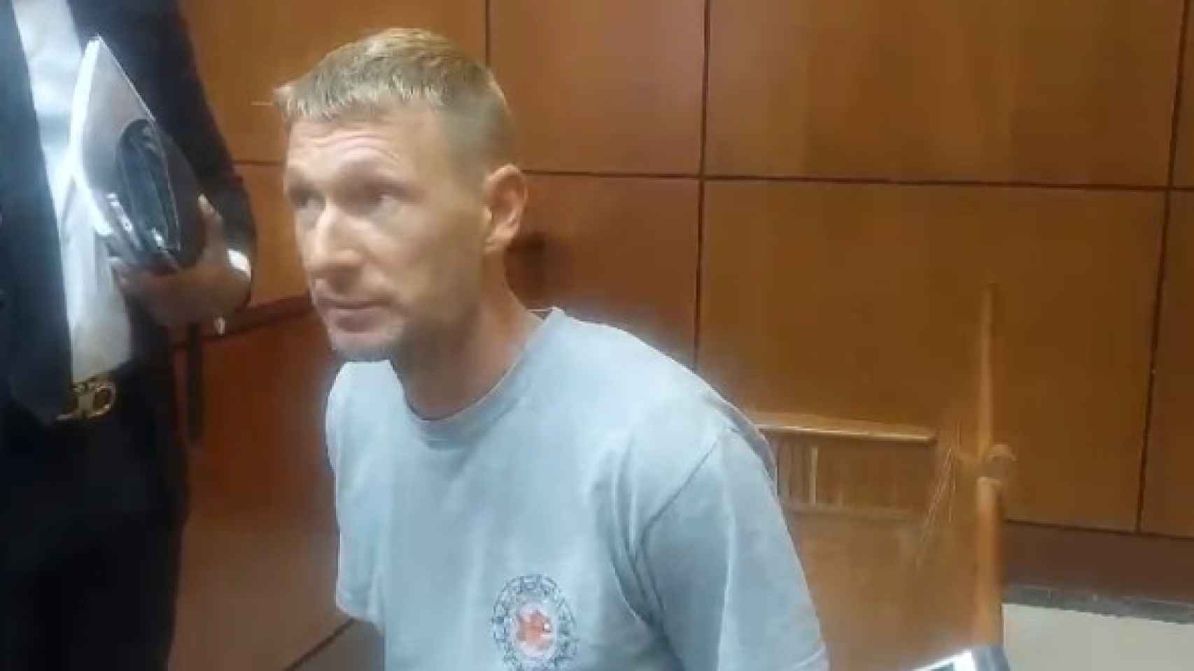 El ruso Sergey Berezin, tras su detención en República Dominicana.