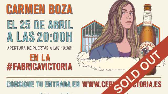 El cartel del concierto de Carmen Boza