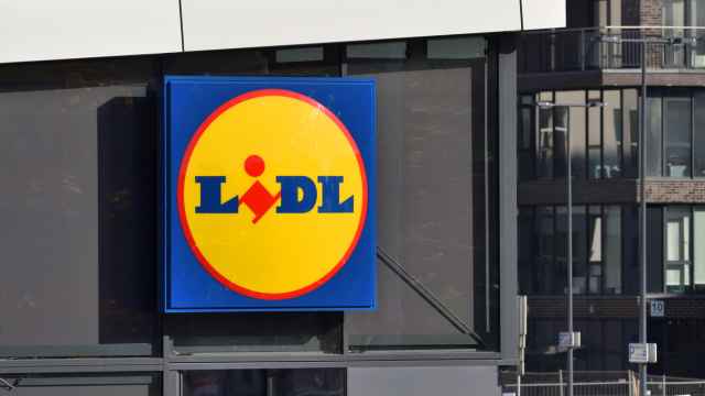 Logotipo de un supermercado Lidl.