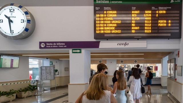 Estación de tren de Santiago de Compostela.