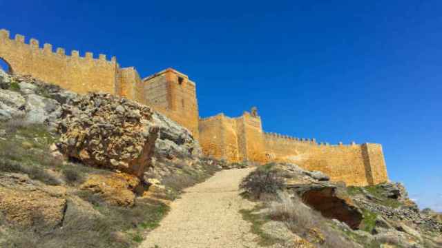 Vista del castillo de Gormaz, en Soria