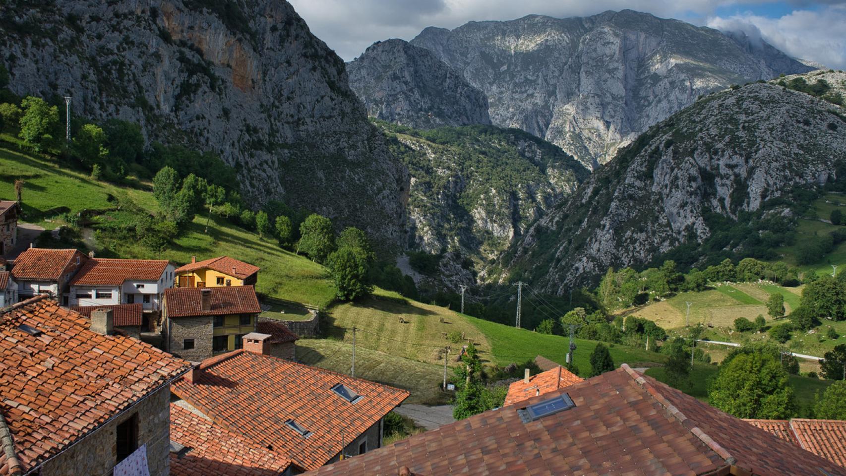 Pueblo de Bejes en Cantabria.