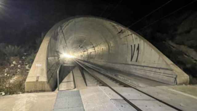 Túnel del AVE Madrid-Galicia.