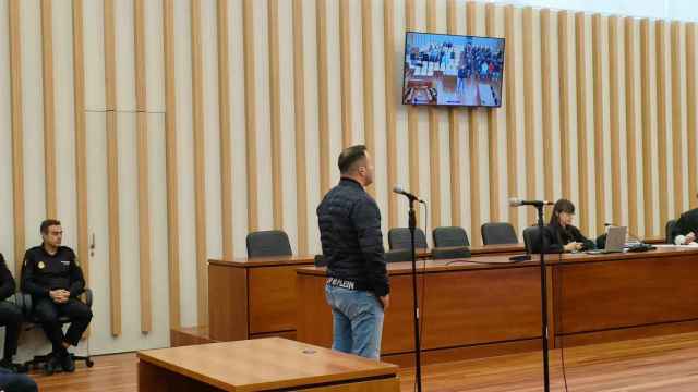 Juan Carlos Santórum, ante el tribunal de la sección quinta de la Audiencia Provincial de Pontevedra, con sede en Vigo, a 23 de abril de 2024.