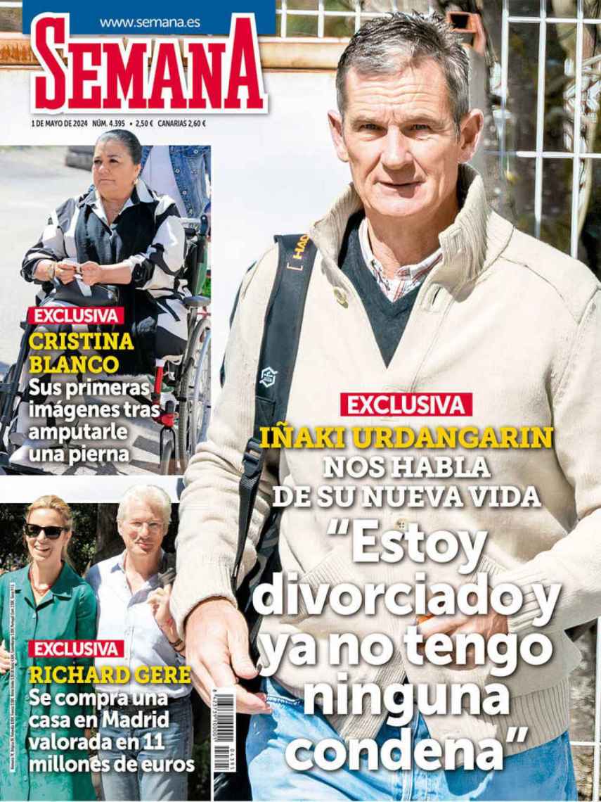 La portada de la revista 'Semana', en la que Iñaki rompe su silencio.