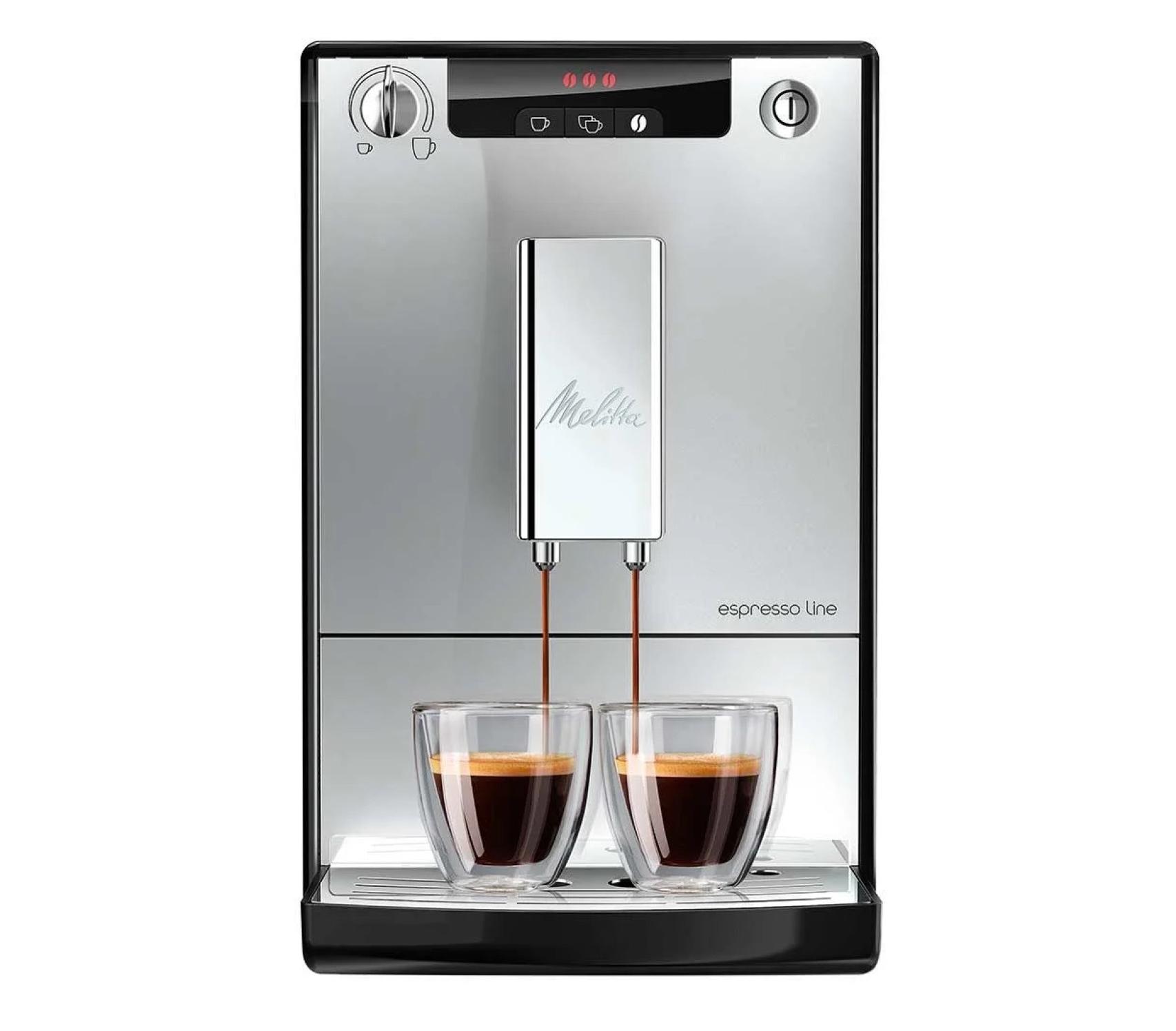 Cafetera Melitta espresso line de Lidl.