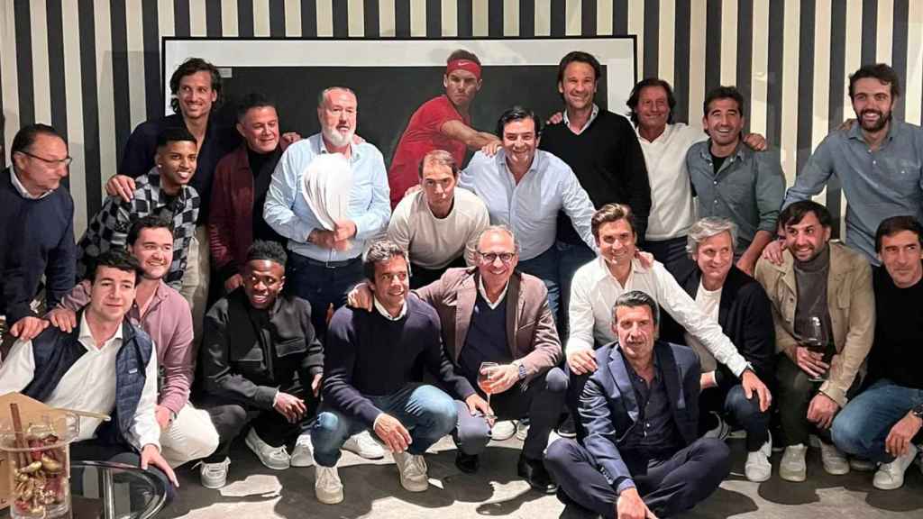 La cena de Rafa Nadal con amigos e ilustres deportistas antes del Mutua Madrid Open