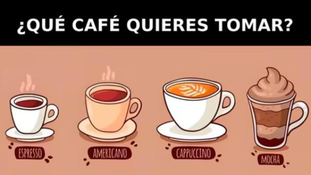 Elige el café que más te guste y descubre cuál es tu mayor defecto en este test visual.