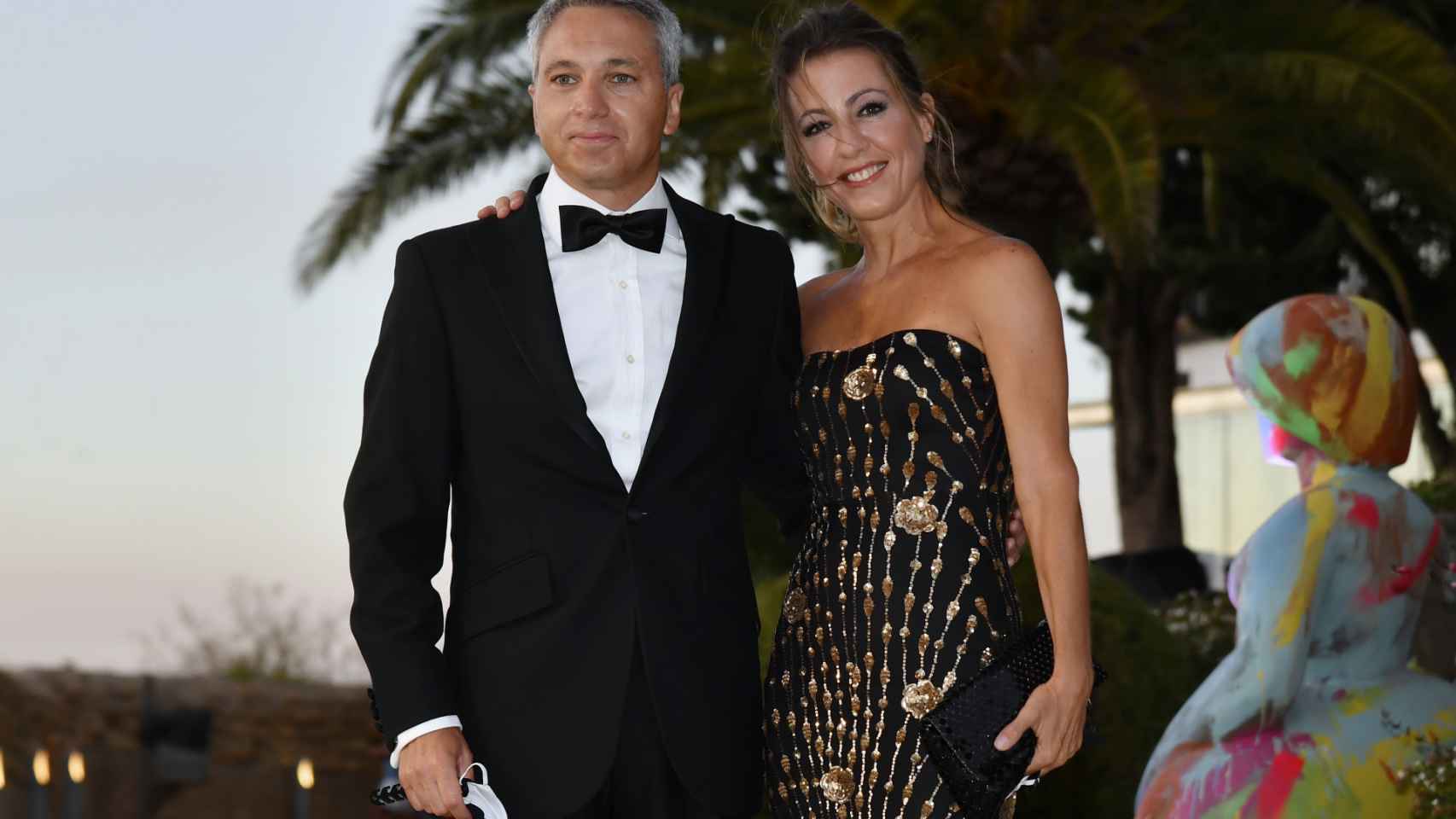 Vicente Vallés y su mujer, Ángeles Blanco, en una foto de archivo de 2020.