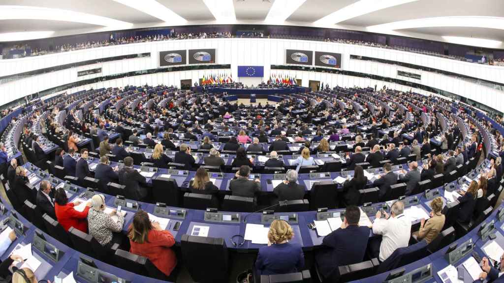 Una visión general de una sesión plenaria del Parlamento Europeo.