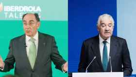 De drach. a izq.: Ignacio Galán, presidente de Iberdrola, y José Bogás, CEO de Endesa.
