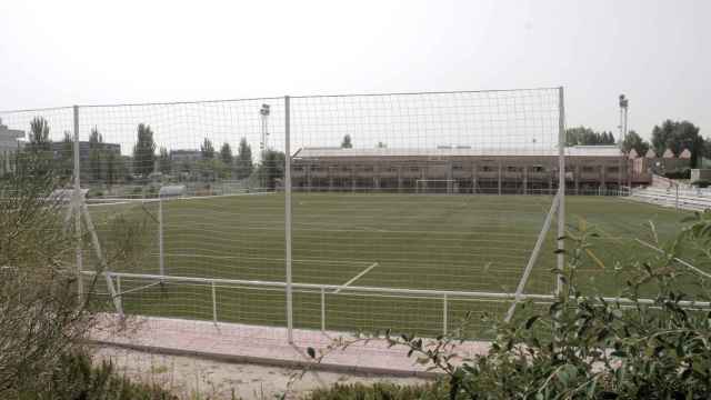 El campo de fútbol del centro deportivo municipal Luis Aragonés.