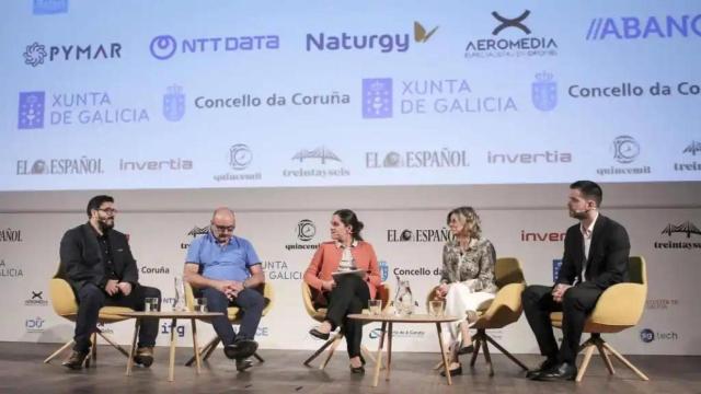 Imagen de la mesa redonda ‘‘Startups’ en Galicia’, en la segunda jornada del III Foro Económico Español en Galicia ‘La Galicia que viene’.