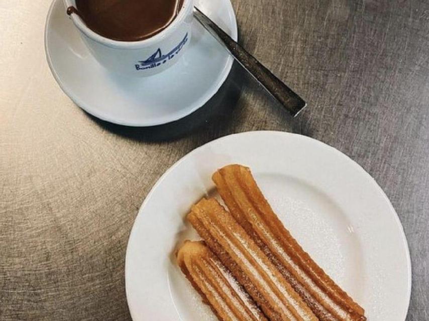 Chocolate con churros Bonilla a la Vista.