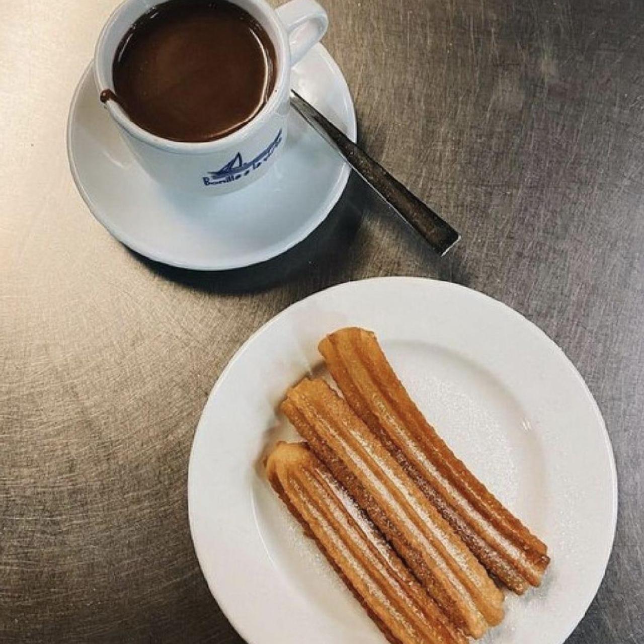 Chocolate con churros Bonilla a la Vista.