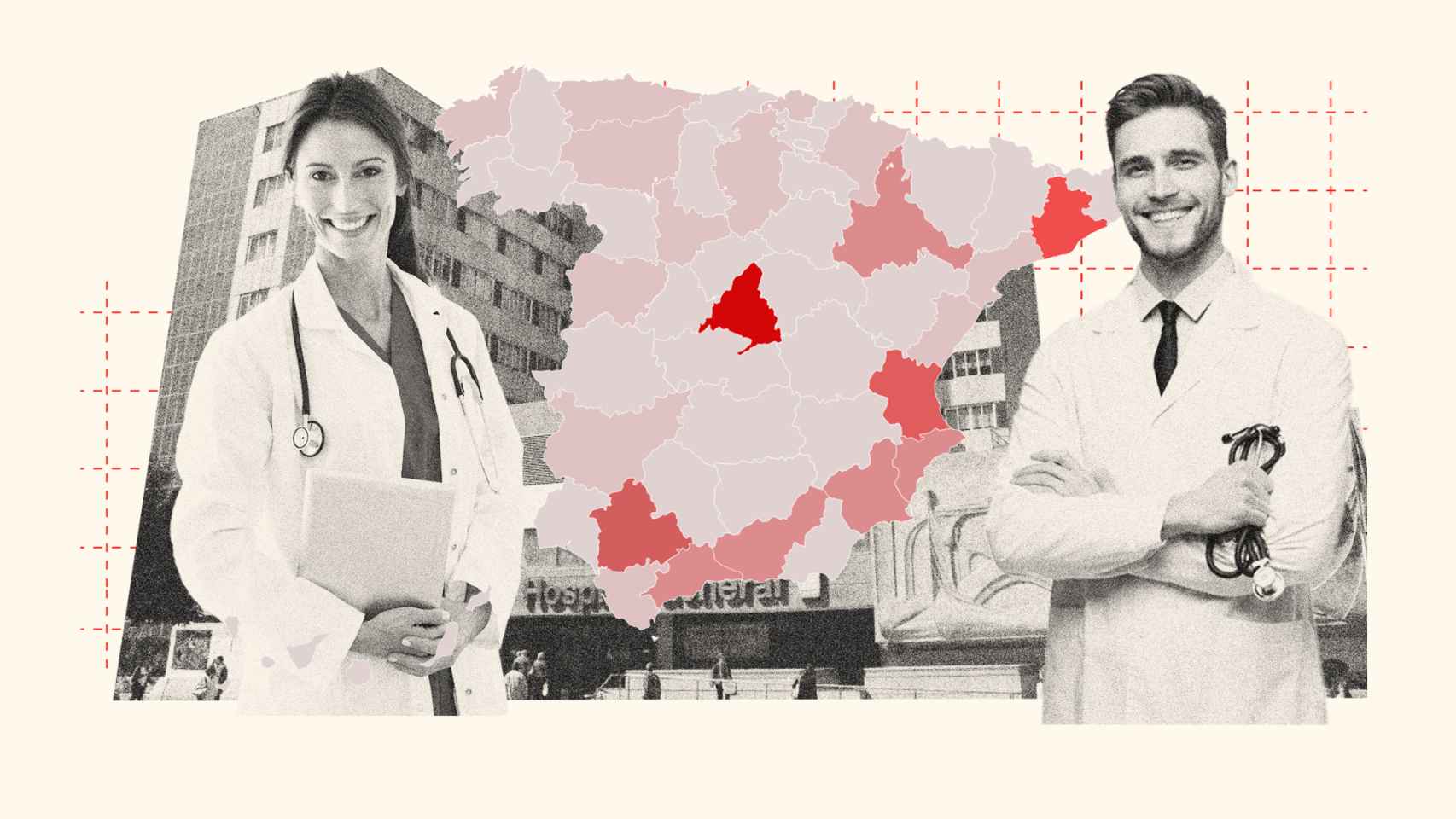 El mapa definitivo del MIR: de la provincia repudiada a los hospitales elegidos por los mejores