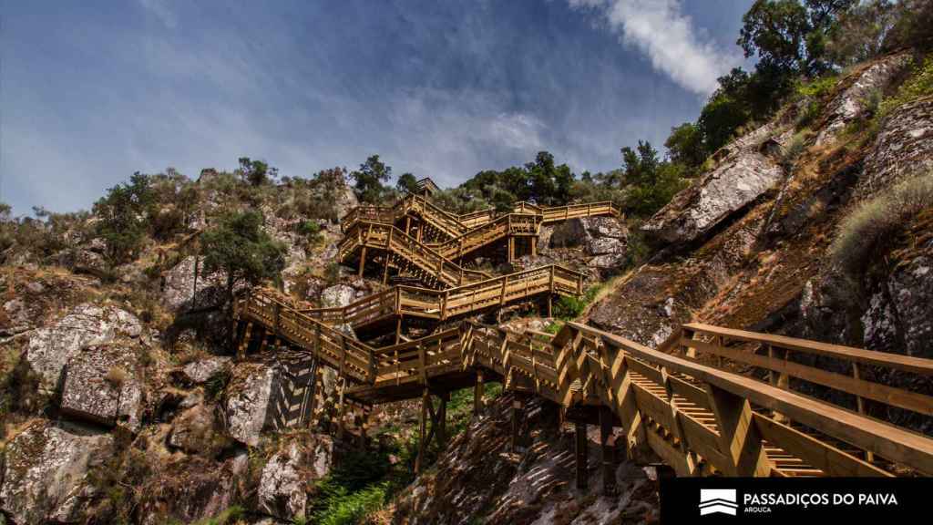 Imagen de un tramo del sendero de los Pasadizos del Paiva.