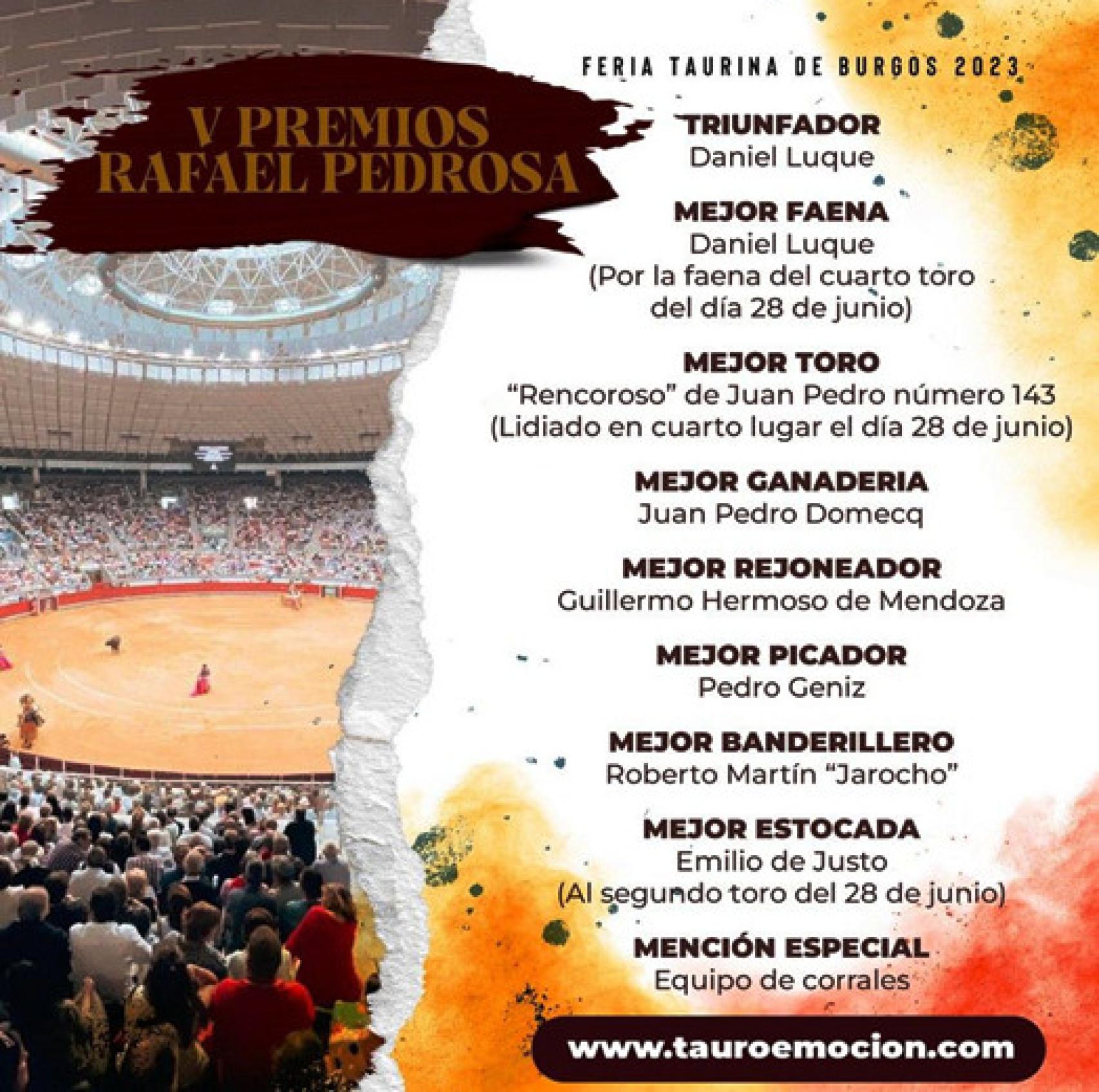 Entrega de premios 'Rafael Pedrosa'