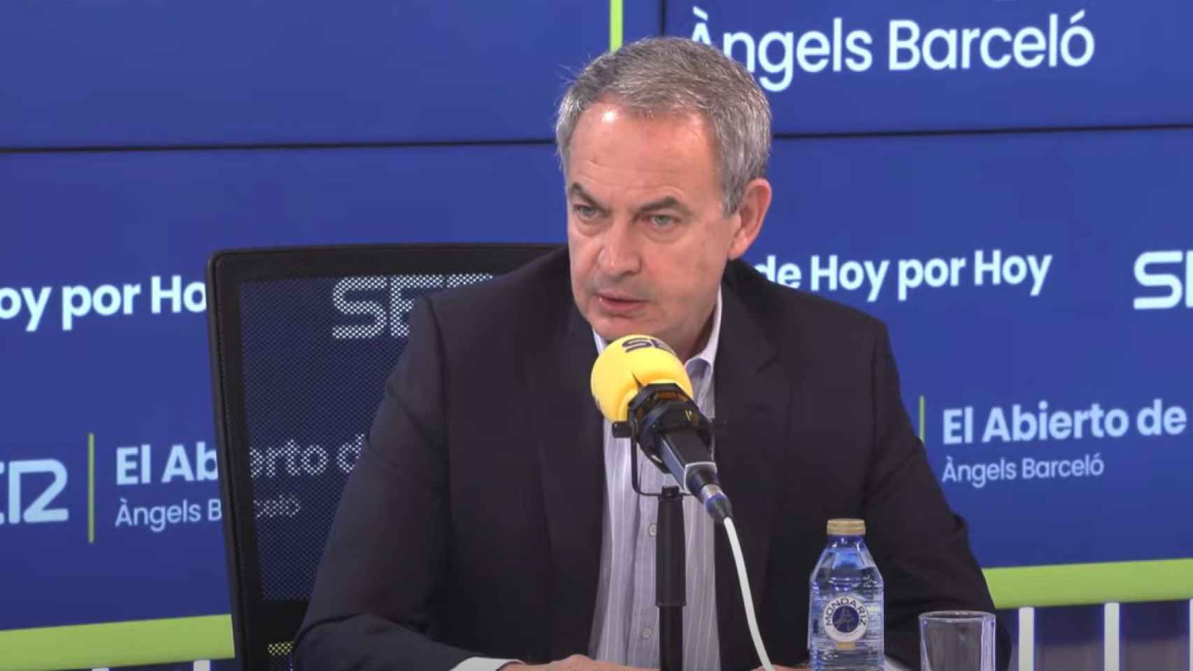 José Luis Rodríguez Zapatero, expresidente del Gobierno, este jueves en La Ser.